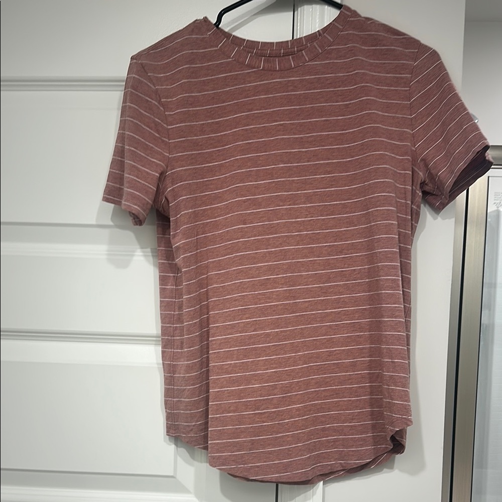 Lululemon Athletica Love Crew Pink Short Sleeve Tee